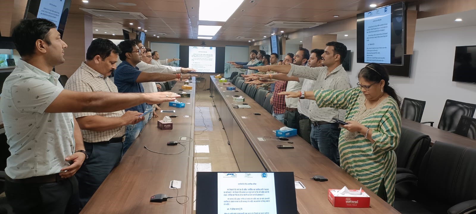 Pledge Taking Ceremony on the occasion of Vigilance Awareness Week 2023 at site office
